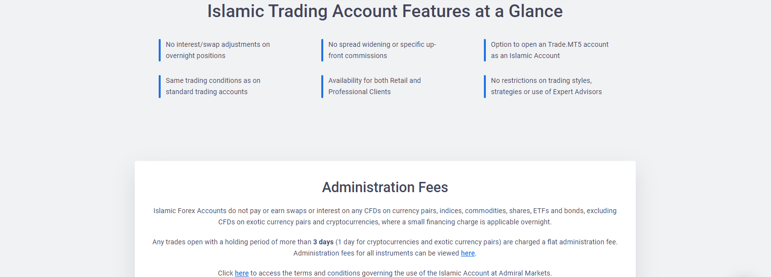 Admiral Markets Islamic account info Admiral Markets Islamic account info